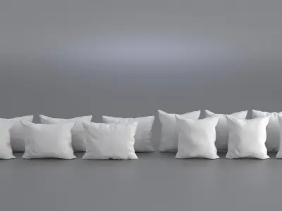 Solid Pillow Set 3D model