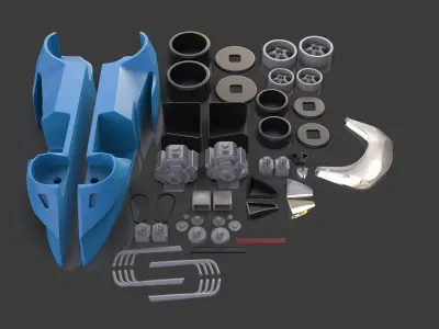 Hot Wheels Twin Mill car 3D Printing file 3D print model