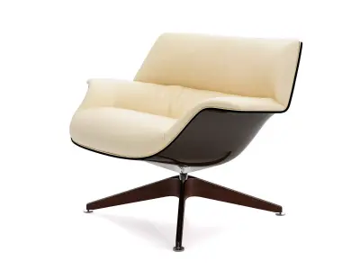 Coach modern lounge chair 3D model