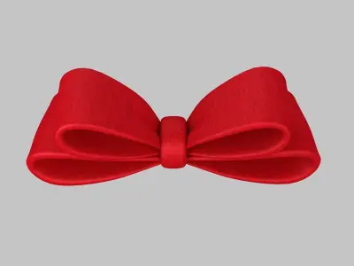 Xmas ribbon 3D model