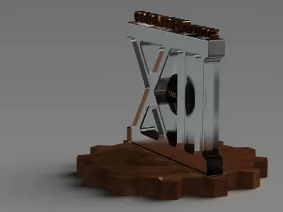 GoldenGear Awards 2012 Free 3D model