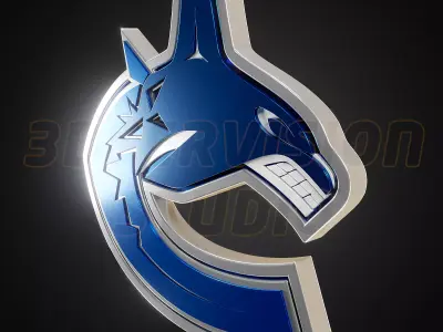 Vancouver Canucks logo - Cinematic - 3D print 3D model
