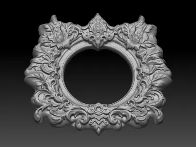 Bas relief Frame 240506 10 3D print model