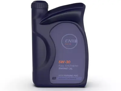 Engine Oil Bottle 3D model