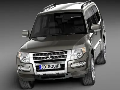 Mitsubishi Pajero Full 2015 3D model