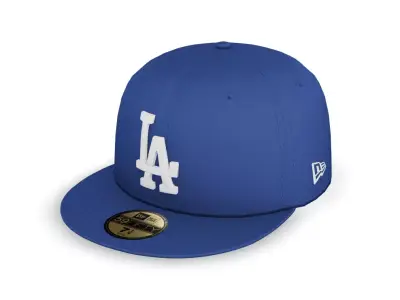 Los Angeles Dodger New Era Baseball Cap Low-poly 3D model