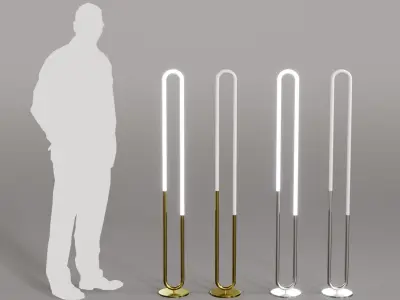 Crystal Floor Lamp from CASA 3D model