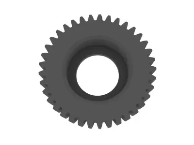 Gear for Electric Bicycle T37 D39 5 3D print model