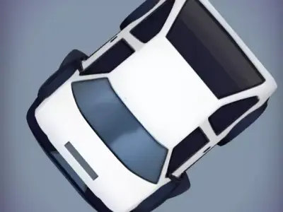 Low Poly Car 3D print model
