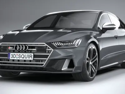Audi S7 Sportback 2020 3D model