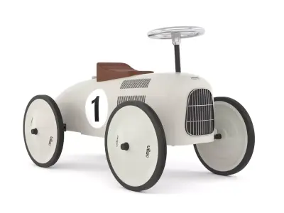 Retro Push Car 3D model