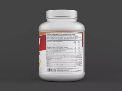 Protein Powder 3D model