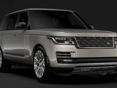 Range Rover SVAutobiography LWB L405 2018 3D model