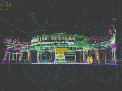 Exhibition - Area - 30X20-3DMAX2009-01 3D model