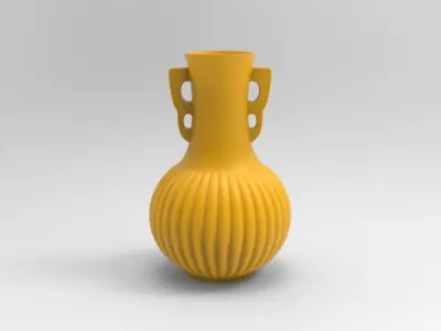 taffy Flower Vase 3D print model