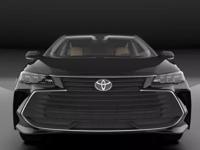 TOYOTA AVALON 2020 XLE HQ INTERIOR Rear Bumper Support 3D model 3D model