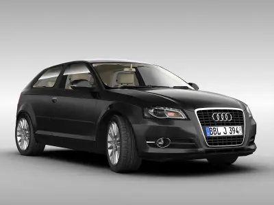 Audi A3 2011 3D model