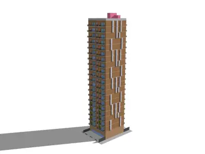 Residential Apartment  01 3D model