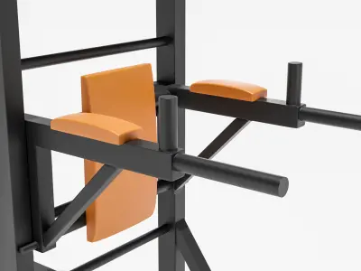 Pull up bars 3D model