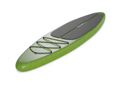 Paddleboard Low-poly 3D model