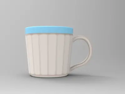 Shine Cup Low-poly 3D model