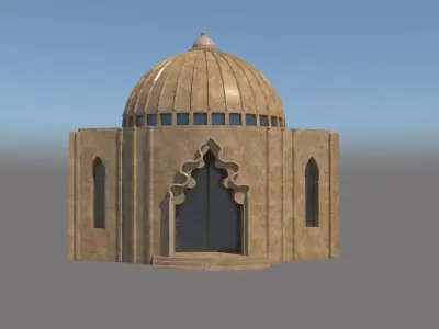 Dome Arab Low-poly 3D model