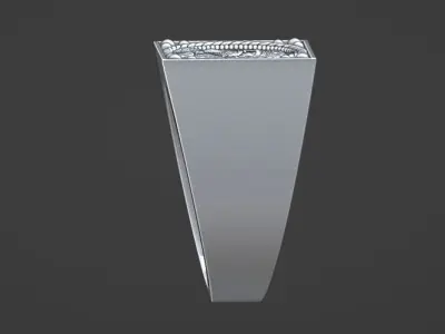 saint nicolas signet ring 3D print model