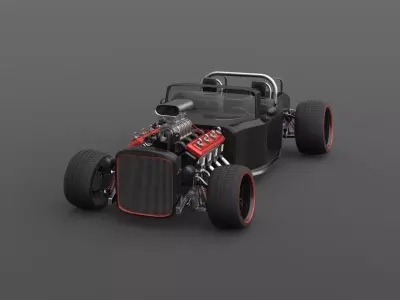 RAT ROD 3D model
