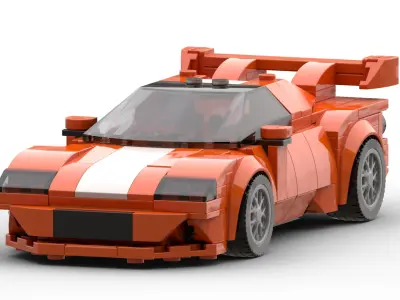 MocBricks3D - Lego Sport-Car Concept 2 3D print model