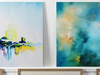 Painting frames 3 3D model