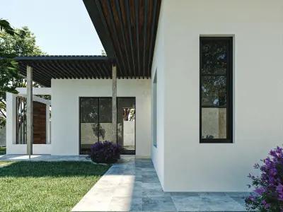 Small House 02 Low-poly 3D model