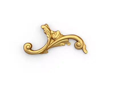 Classic decor ornament 330 3D model