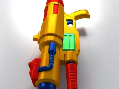 Water Gun 3D model