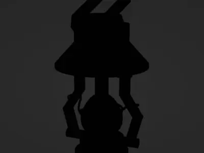 Lantern Low-poly 3D model