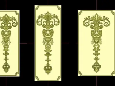 3d model of flowers and leaves 3D print model