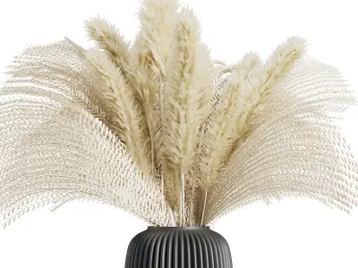 Home Decor Dry PlantV1 3D model