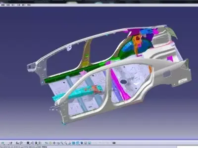 car frame 3D model