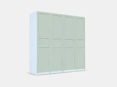 PAX - FLISBERGET Wardrobe 1 Low-poly 3D model