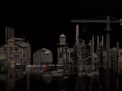 Foundry Industrial Asset Pack 3D model