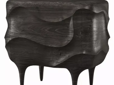 calebwoodardfurniture Maelstrom nightstand 3D model