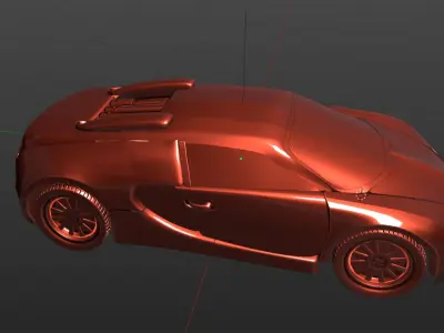 Bugatti and Audi 3D model