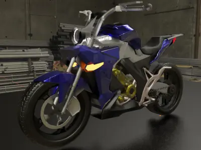 Zontes x310  Low-poly 3D model