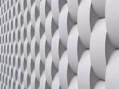 3d panel close up of weaved pattern Low-poly 3D model