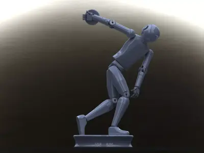 Myrons Discobolus Free 3D model