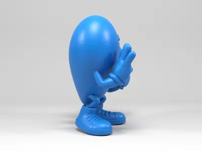 Funny heart 2 3D print model