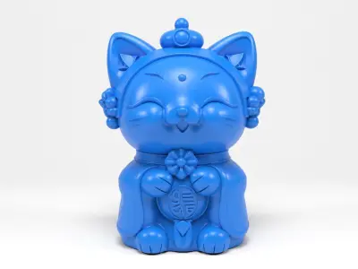 Chinese cat 3D print model