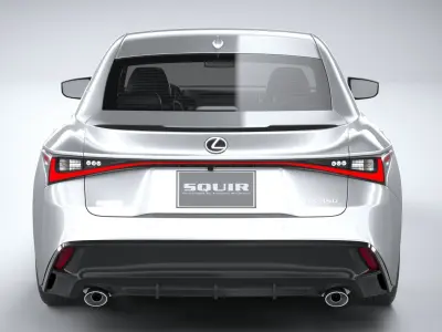 Lexus IS F-Sport 2021 3D model