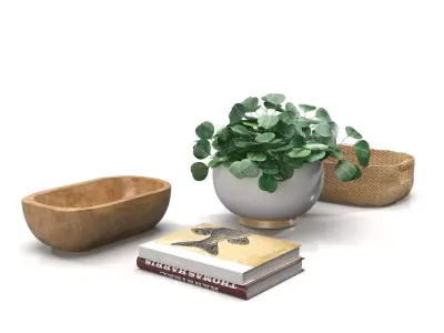 Coffee Table Decor 13 PBR 3D model