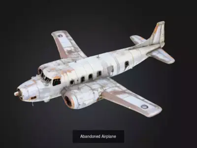 Forgotten Industrial Relics Abandoned World Props 3D Model Collection