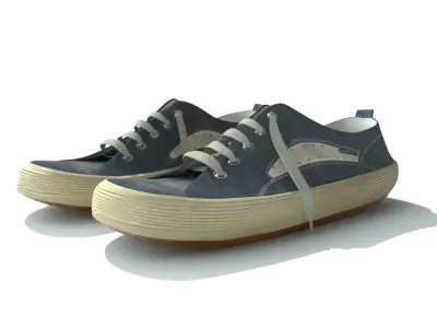 Old sneakers 3D model